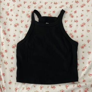 black tank top